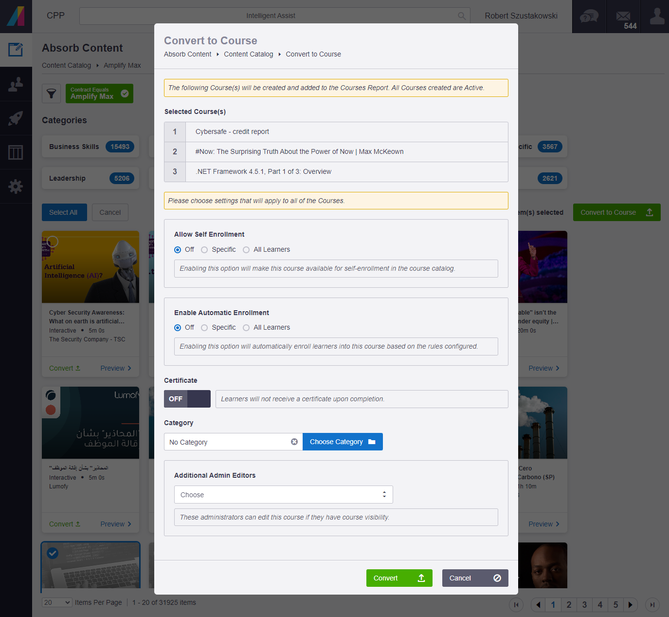 Absorb Content Search – Absorb Help Center