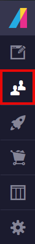 Users menu in the Admin Experience