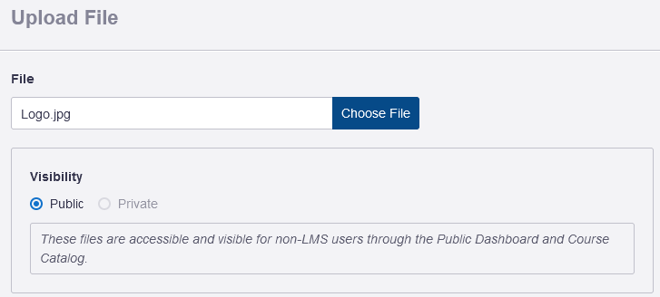 Example of a Message Template Image configured for a Department