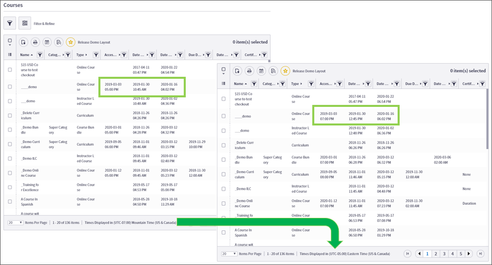 Overview of the Time Zone Selector – Absorb Help Center