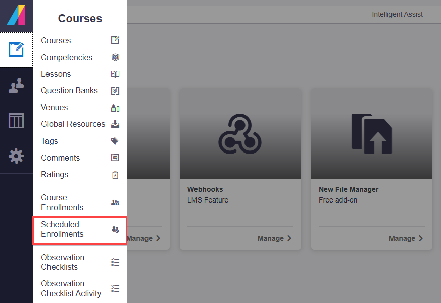 schedule-enrollments-admin-experience-menu-option.png