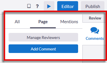 absorb-create-course-modes-review-mode-right-hand-side-menu.png