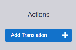 Add Translation button in the Translations Report