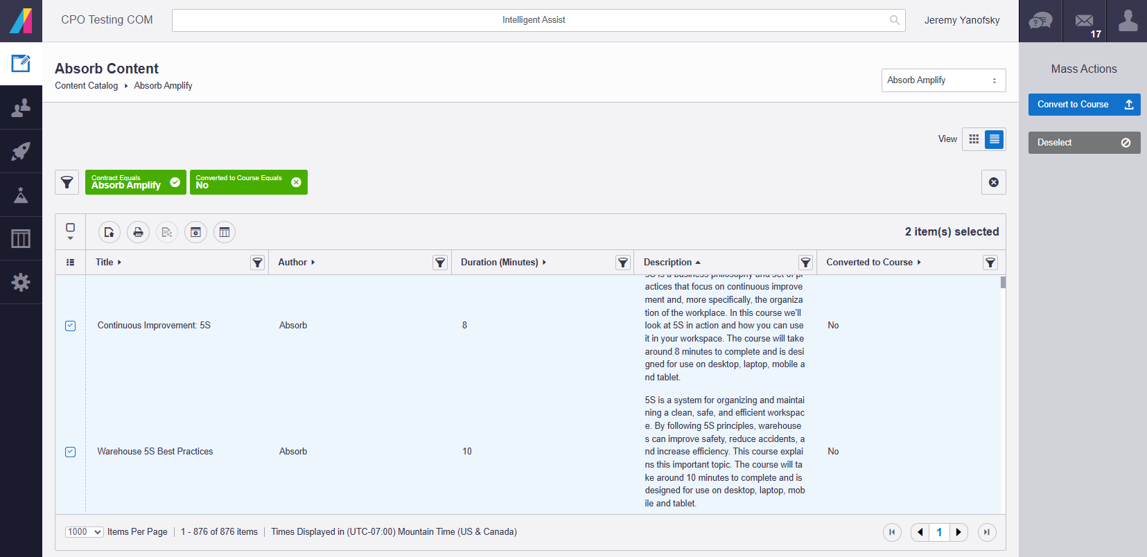 Multiple Course Conversion Table View.png