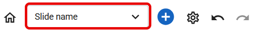 Course Pages Menu bar in the Admin Header, shown in its collapsed state